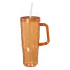 Drinkbeker met handvat - oranje - ml