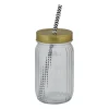 Drinkbeker met rietje - 450 ml