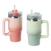 Drinkbeker thermo met draaideksel - groen - 600 ml