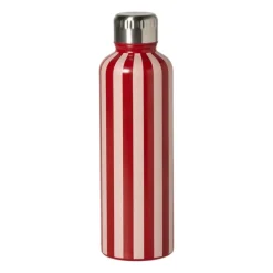 Drinkfles streep - rood - 500 ml