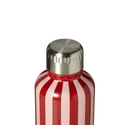 Drinkfles streep - rood - 500 ml