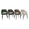 Eetkamerstoel Leonardo met armleuning - beige - 81x62.5x56 cm