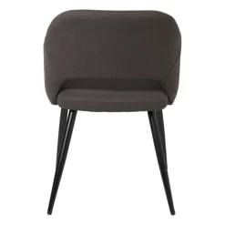 Eetkamerstoel Leonardo met armleuning - grijs - 81x62.5x56 cm