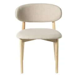 Eetkamerstoel Niki - wit - 78x55x54 cm