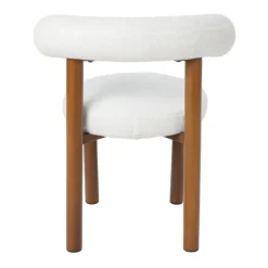 Eetkamerstoel Ruby - teddy beige/bruin - 73x56.5x53 cm
