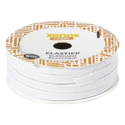 Elastiek - wit - 5 meter