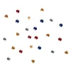 Face diamonds - oranje/rood/wit/blauw - set van 90
