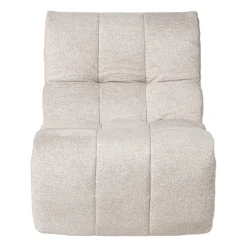 Fauteuil chenille chunk - beige - 87x72x66 cm