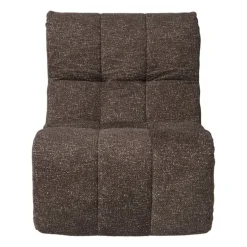 Fauteuil chenille chunk - donkerbruin - 87x72x66 cm