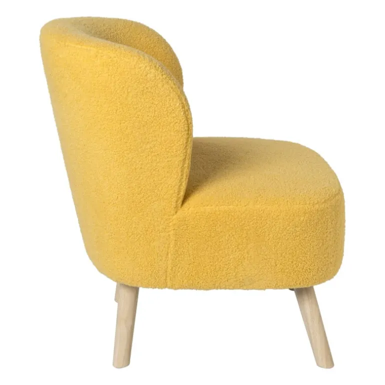 Fauteuil Sita - geel - 69x56x66 cm