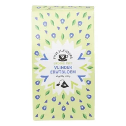 Fine flavours groene thee - vlindererwt - 15 piramide zakjes