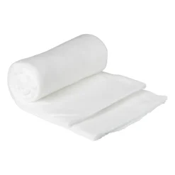 Fleece deken - wit - 160x130 cm