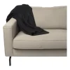 Fleece deken - zwart - 160x130 cm