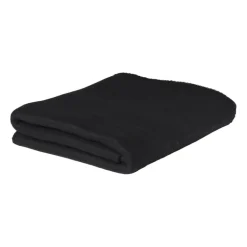 Fleece deken - zwart - 160x130 cm