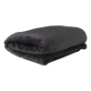 Fleece deken - zwart - 200x150 cm