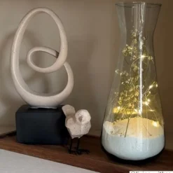 Fles met LED lampjes - plastic