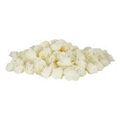 Foam roosjes wit - set van 100
