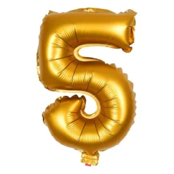 Folie ballon - cijfer 5