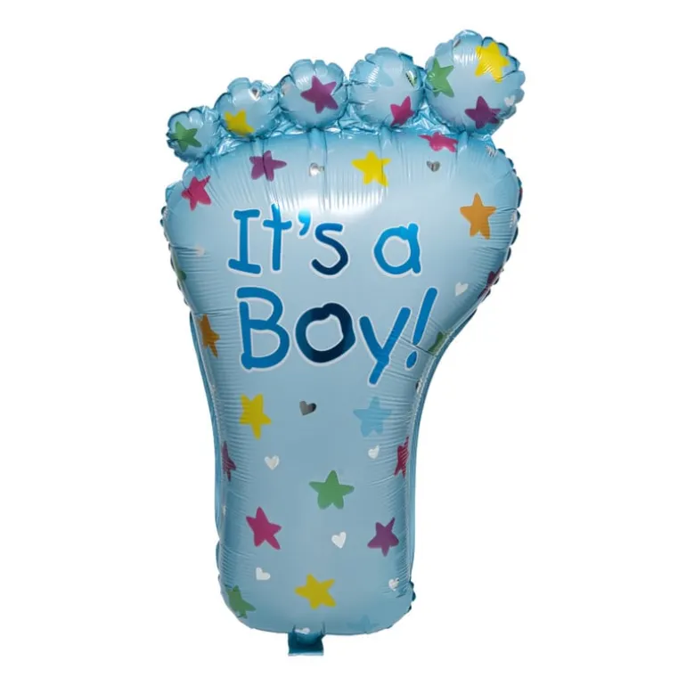 Folieballon it’s a boy - blauw - 65 cm