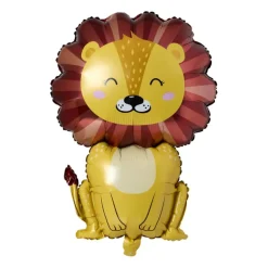 Folieballon leeuw XL - geel - 57 cm