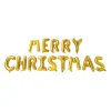 Folieballonnen merry christmas - 45 cm - diverse varianten