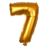 Folie ballon XL - cijfer 7 - 60 cm