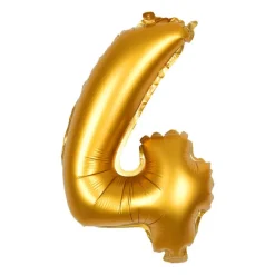 Folie ballon XL - cijfer 4 - 60 cm