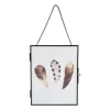 Fotokader aan ketting - zwart - 18x23 cm