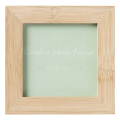 Fotokader bamboe - 10x10 cm
