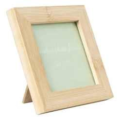Fotokader bamboe - 10x10 cm