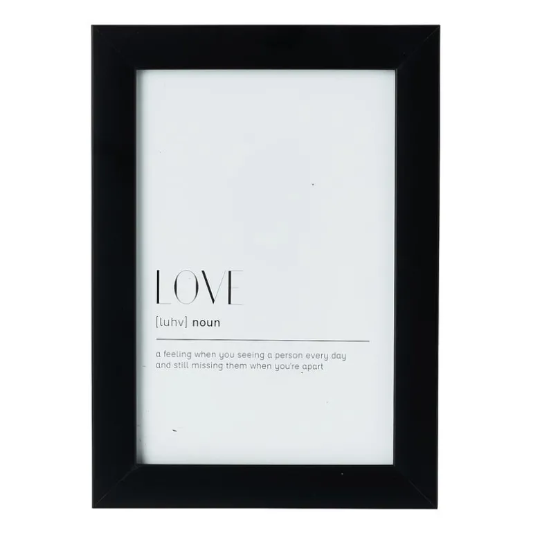 Fotokader basic - 10x15 cm - zwart