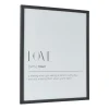 Fotokader basic - 40x50 cm - zwart