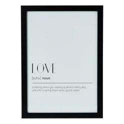 Fotokader basic - 21x30 cm - zwart