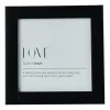 Fotokader basic - 10x10 cm - zwart