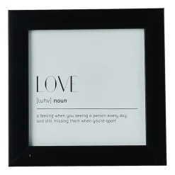 Fotokader basic - 10x10 cm - zwart