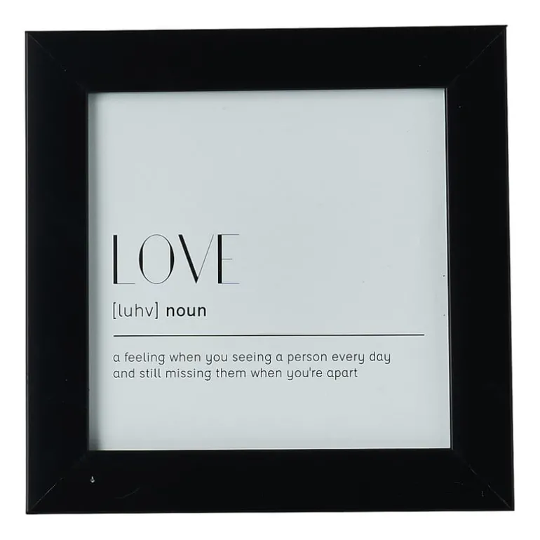 Fotokader basic - 10x10 cm - zwart