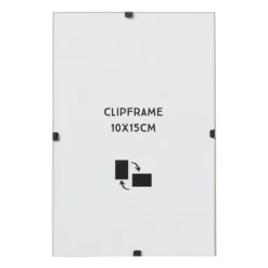 Fotokader clip frame - glas - 10x15 cm
