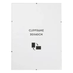 Fotokader clip frame - glas - 30x40 cm