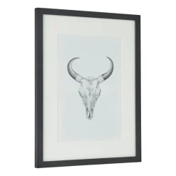 Fotokader met passe-partout - zwart - 21x30 cm