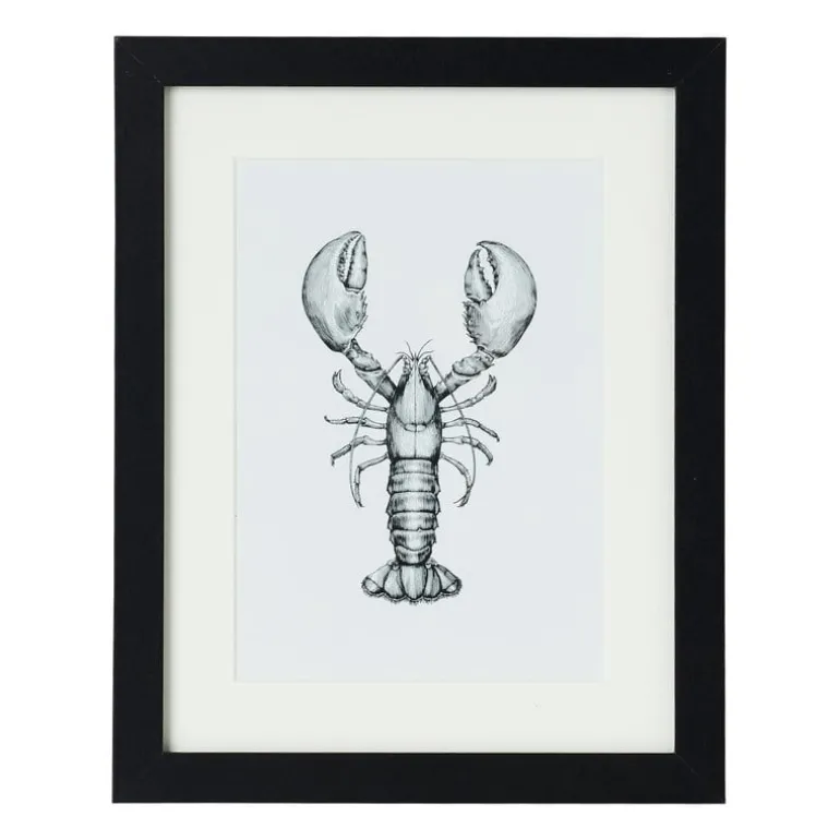 Fotokader met passe-partout - zwart - 13x18 cm