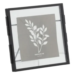 Fotokader mini - zwart - 10x10 cm