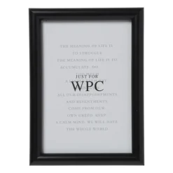 Fotokader WPC - zwart - 9x13 cm