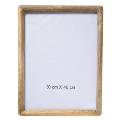 Fotolijst hout - bruin - 30x40 cm
