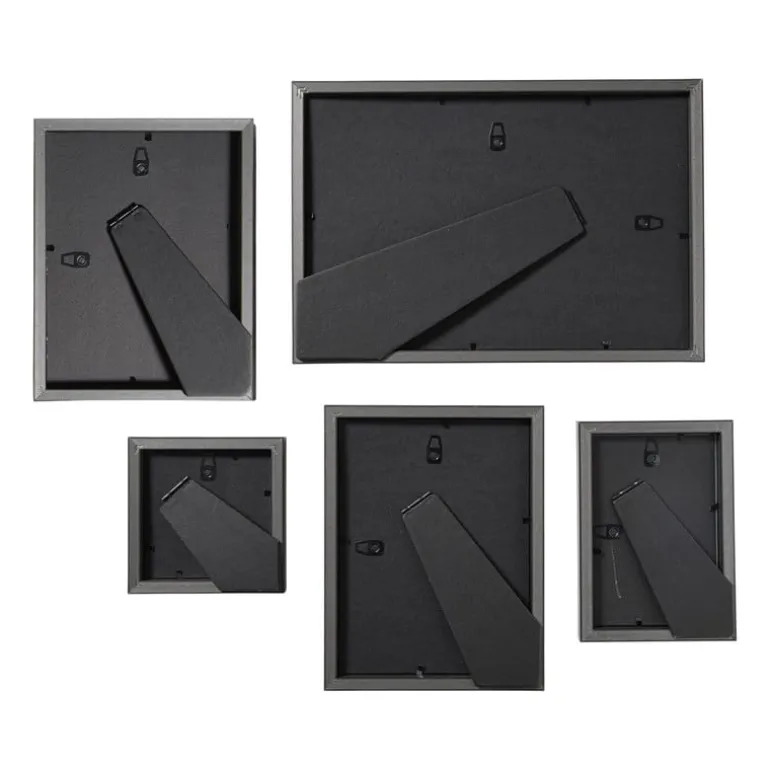 Fotolijstjes - zwart - set van 5