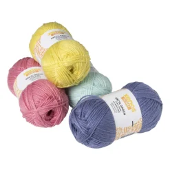 Garen acryl - geel - 100 gram - 200 meter