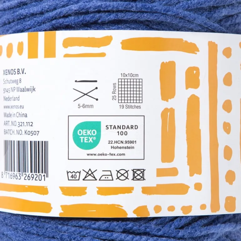 Garen cakemix - blauw - 100 gram - 160 meter