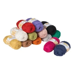Garen katoen - rood - 50 gram -125 meter