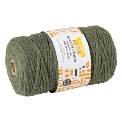 Garen macramé - groen - 500 gram - 100 meter