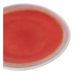Gebaksbordje Roots - rood/paars - ø18x2.2 cm