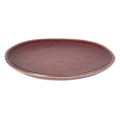 Gebaksbordje Toscane - bordeauxrood - ø15.5 cm